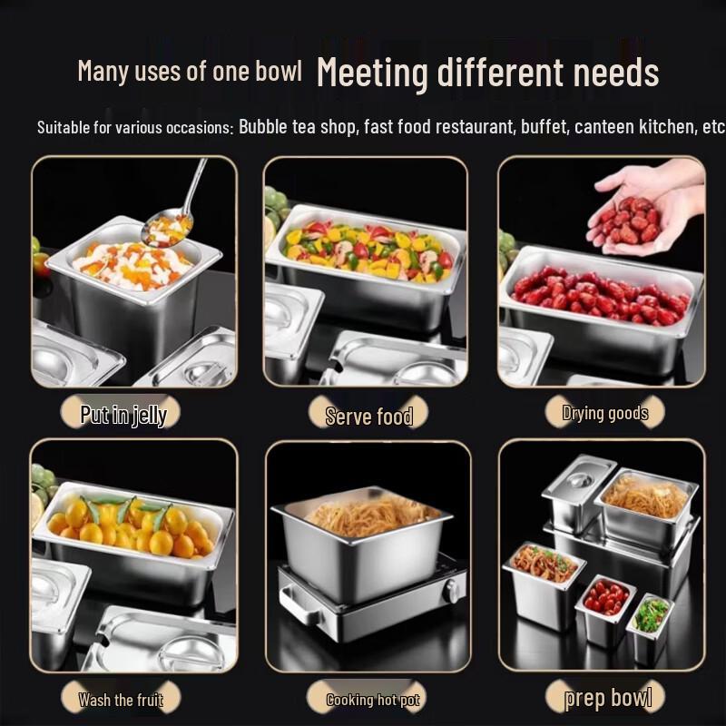 304 Stainless Steel Gastronorm Food Pan