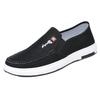 One-pedal Cloth Shoes 2025 New Old Beijing Cloth Shoes Canvas Shoes Casual Fashion Flat Men's Shoes