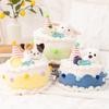 High Quality Birthday Gift Plush Toy Soft Cute Bear Fox Doll With Cake Decor Proposal Suprise Gift For Girlfriend