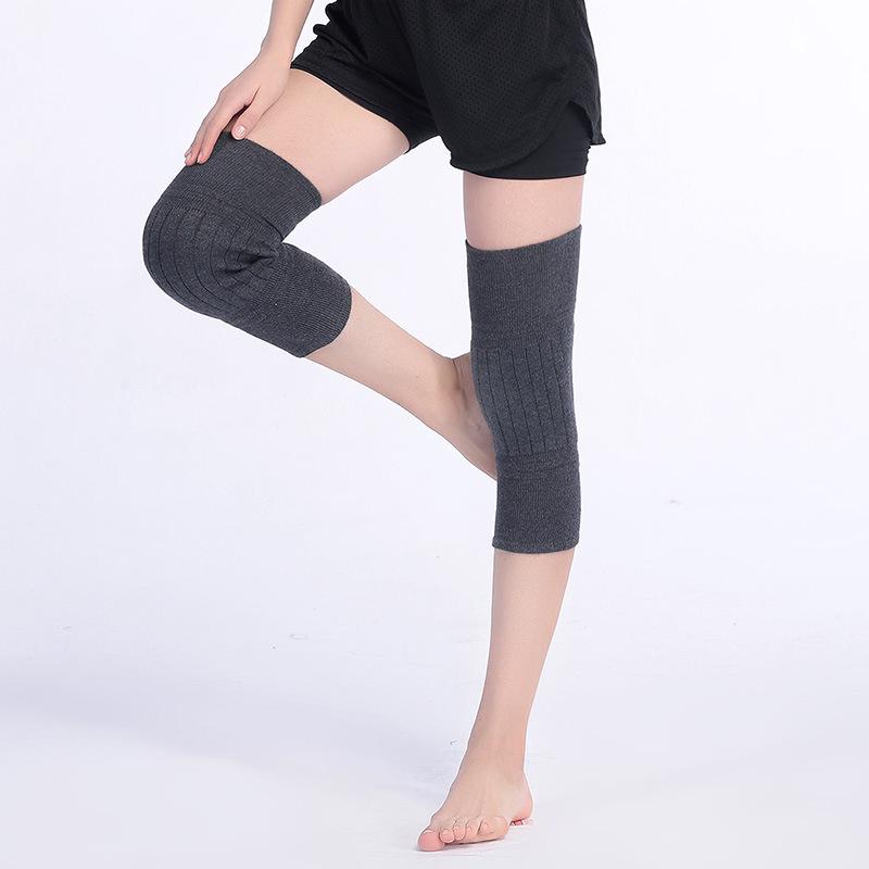 

Кашемировые наколенники для мужчин и женщин: Теплая шерстяная защита для холодных суставов, противоскользящая, тонкая, толстая на выбор для осени/зимы.