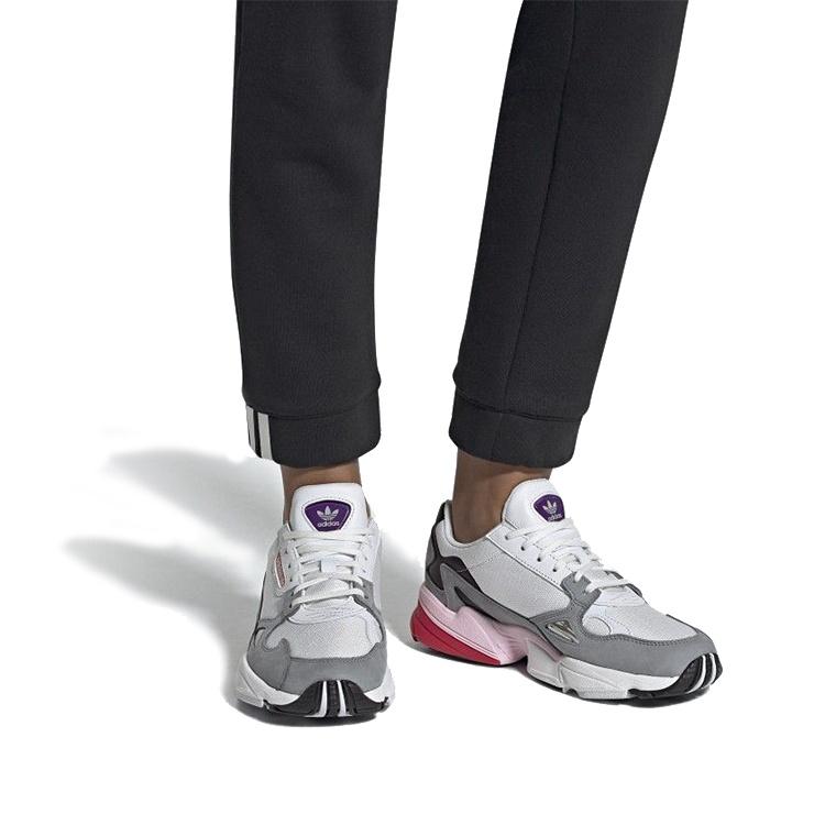 (WMNS) Adidas Falcon 'White Grey' Women's CG6214