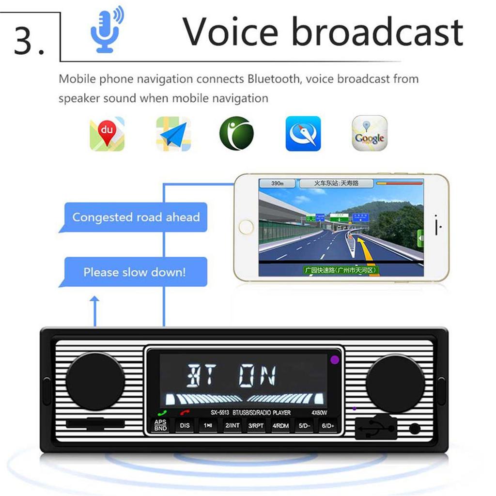 Autoradio mit Bluetooth, 12V Autoradio mit MP3-Player, FM-Radio, USB-Anschluss, LCD-Digitalanzeige, Bluetooth-kompatibel