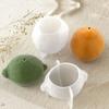 Flexible Silicone Mold for 3D Lemon Shape Scented Candle Soap Making Chocolate and Home Crafting Epoxy Resins Mould