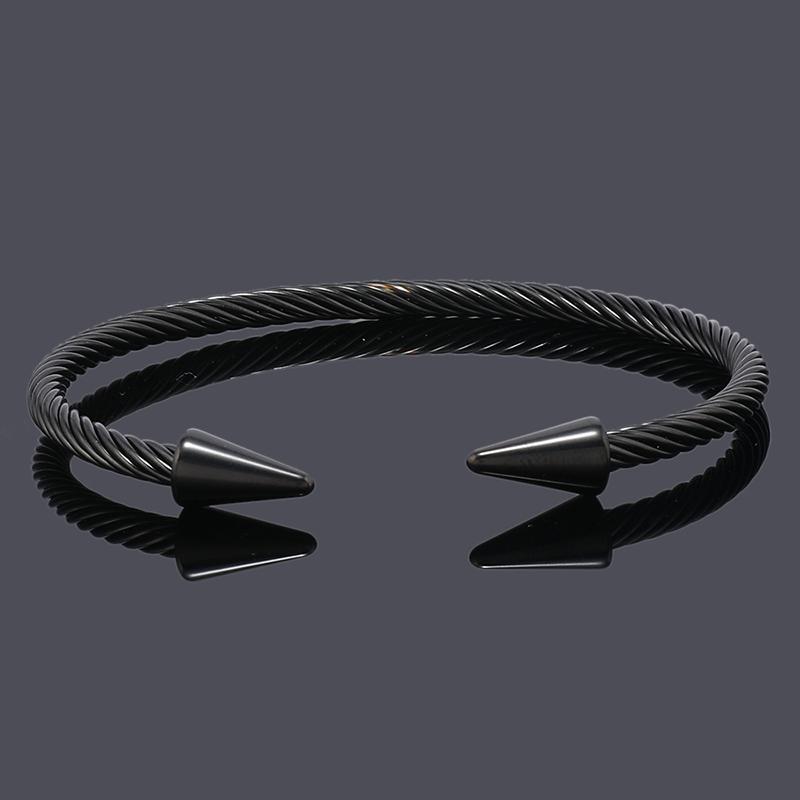 Luxury Arrow Stainless Steel Man Cuff Bracelet Women Jewellery Valentines Day Gift