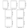 Clear Pebble Shower Curtain Transparent Waterproof Geometric PEVA Bath Curtains Liner for Bathroom Bathtub Bathing Cover Modern