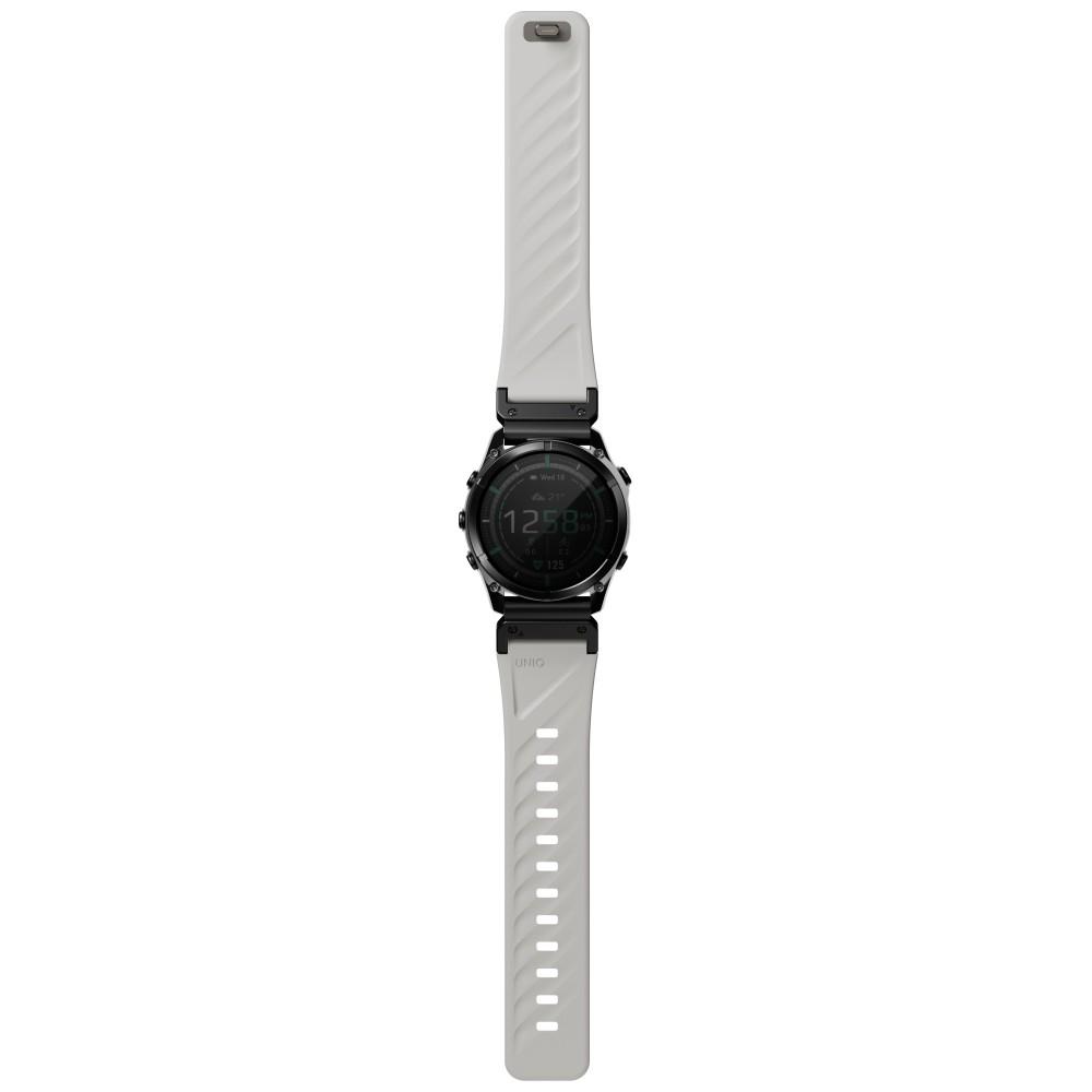 UNIQ Fluo x Smart-Fit Strap for Garmin 22mm Gray