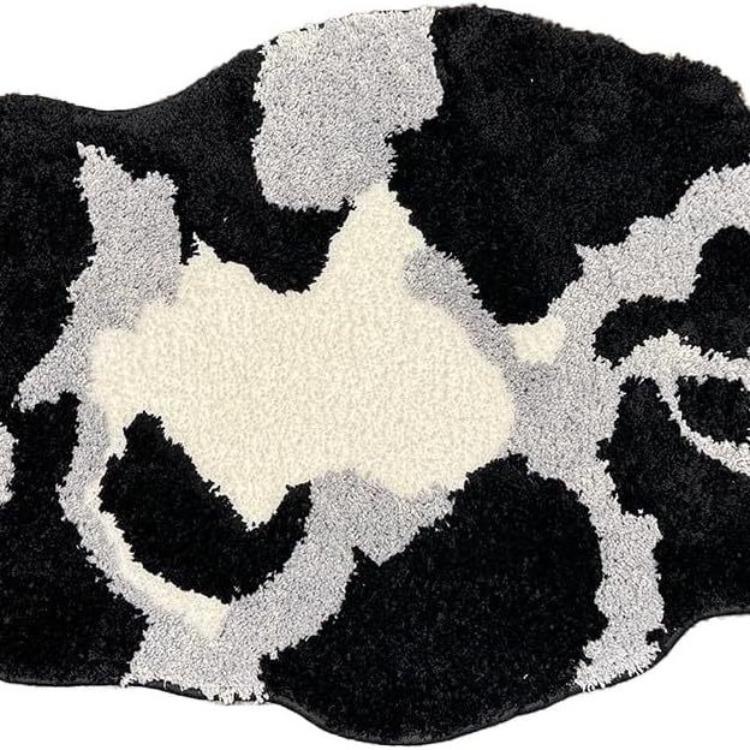 Living Room Irregular Carpet Thickened Coffee Table Mat Stain Resistant Bedside Carpet In Bedroom