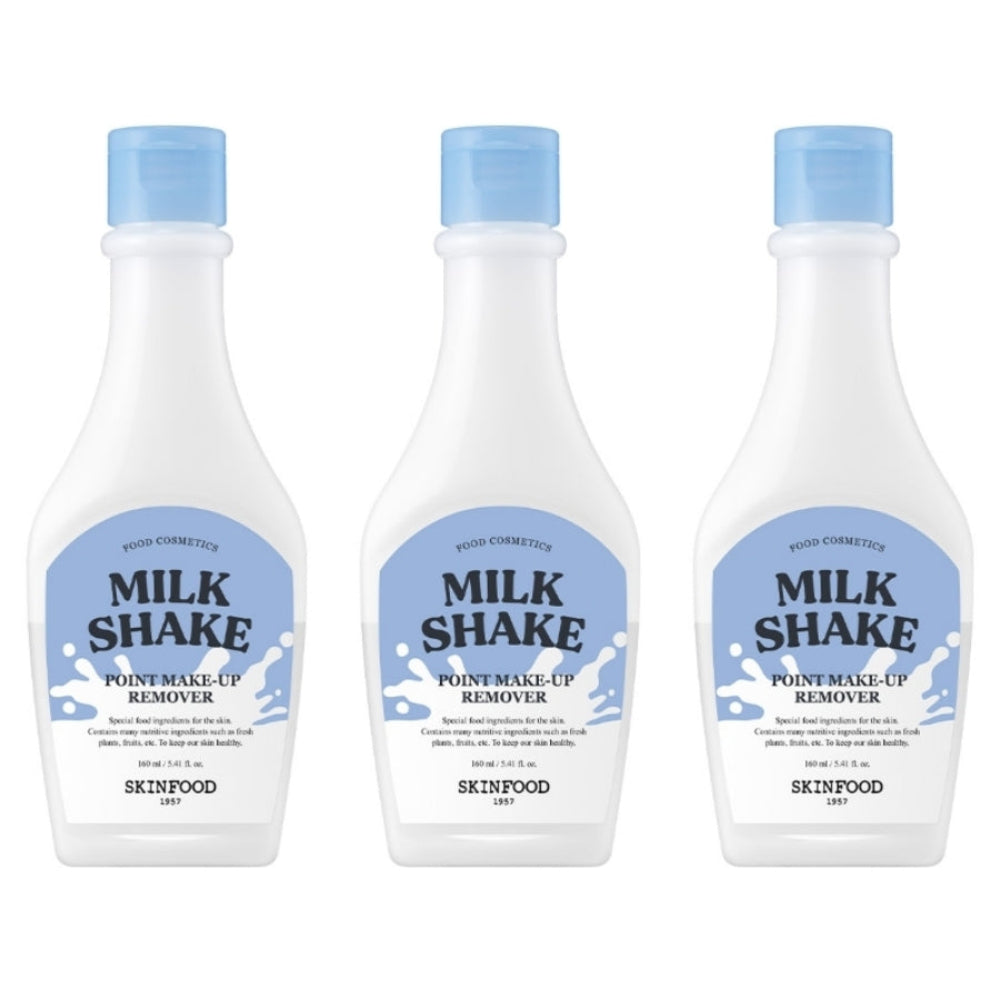 SKINFOOD Milk Shake Point Make-up Remover 160ml*1Pc/2Pcs/3Pcs/4Pcs