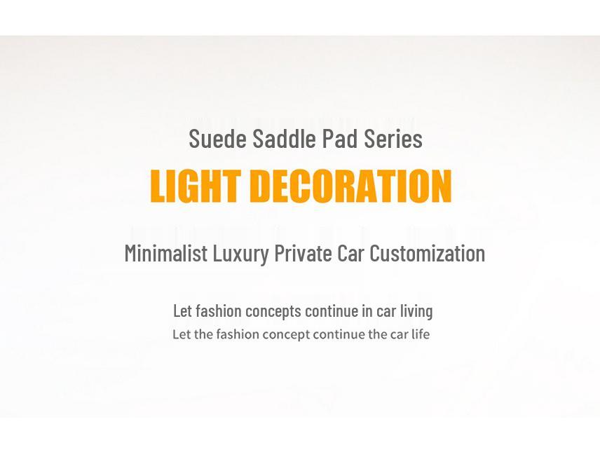 Universal Suede Car Seat Cushion for Boyue L – Four Seasons, Half-Pack, Ventilated, Fits Five Seats