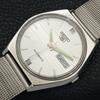 AUTOMATIC 6309A VINTAGE SEIKO 5 JAPAN MENS SILVER COLOR DIAL WATCH A701407-5 R206b-a701407