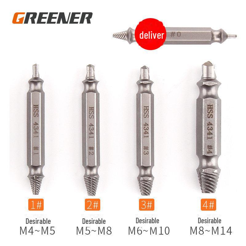 Green Forest Double-Head Wire & Screw Extractor Tool