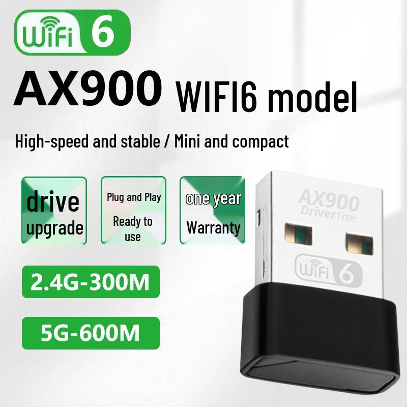 Wi-Fi 7 Tri-Band USB Wireless Network Adapter for Desktop & Laptop - No Driver Needed, Ideal for Gaming