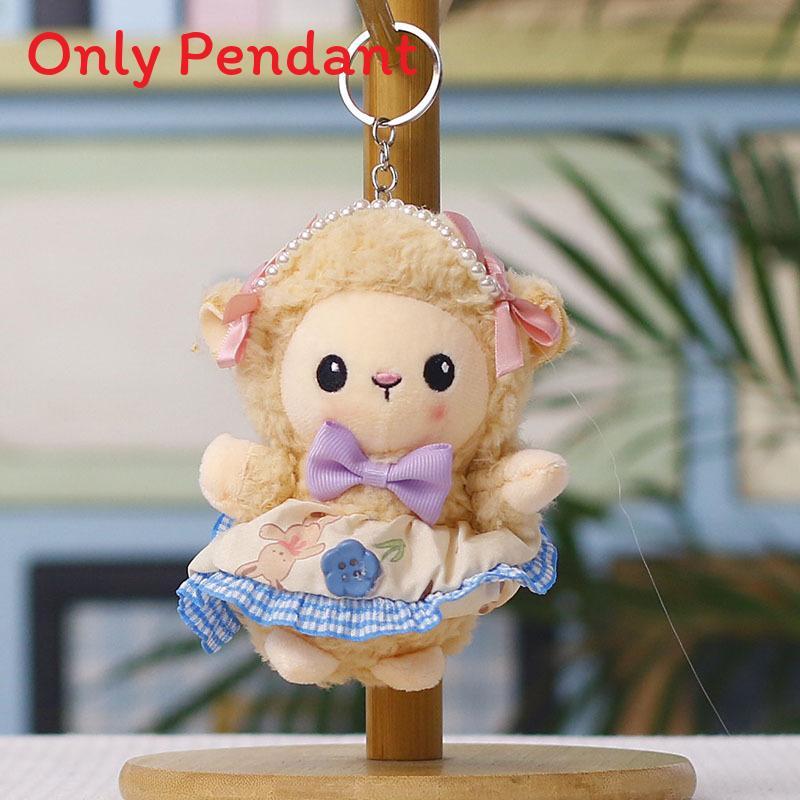 Plush Sheep Toy With Dress For Wedding Party Decor And Gift Use