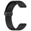For Garmin Fenix 7/Forerunner 965/955/945/935 Silicone Band Black Buckle 22mm Watch Strap
