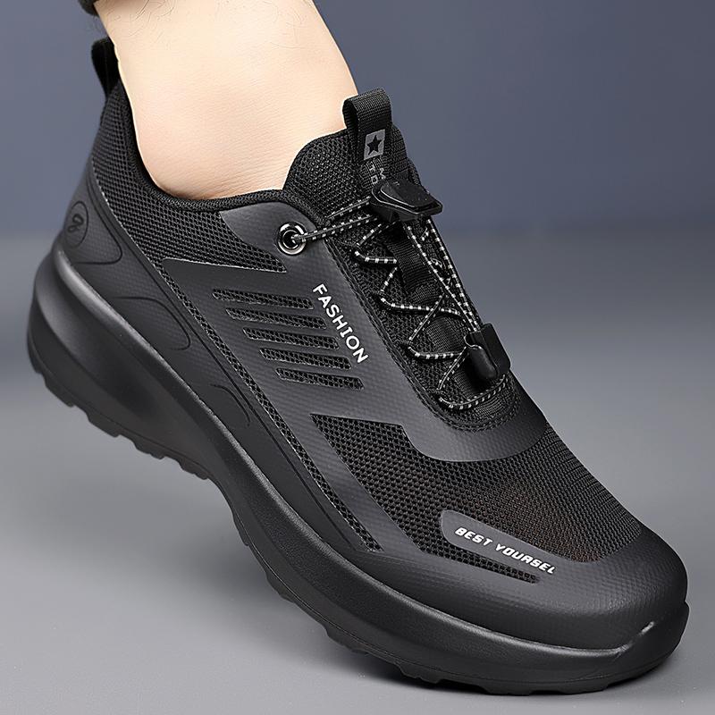 Fashion Leisure Hiking Men Casual Shoes Anti Slip Sports Male Sneakers Breathable Treking Footwear Versatile Travel Trainers Hiking Shoe