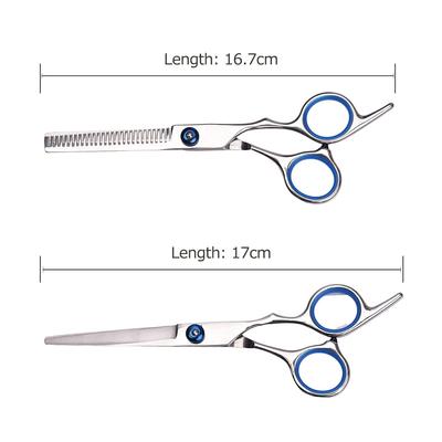 Hairdressing Kits 13 PCS Stainless Steel Professional Barber Scissors Set Hair Teeth Trimmer Flat Cutting Shears Comb