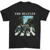 Beatles Abbey Road&Logo Grafický potisk rockové kapely Léto, Podzim, Zima Pánské a dámské tričko s krátkým rukávem Ležérní volné