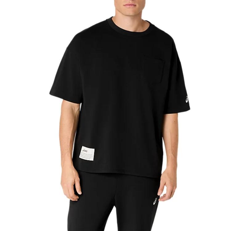 ASICS T Shirts Men s Performance Black Crew Neck 2031F202-001 S