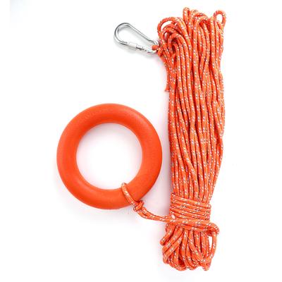 Průměr 6MM 30M PVC Reflexní Záchranné Lano s Hákem Tažná Oka Záchranné Vybavení