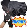 1/5/10 Paar Radhandschuhe Rutschfest Touchscreen Halbfingerhandschuhe Nylon Sommer Outdoor Fitness Atmungsaktiv Motorradhandschuhe