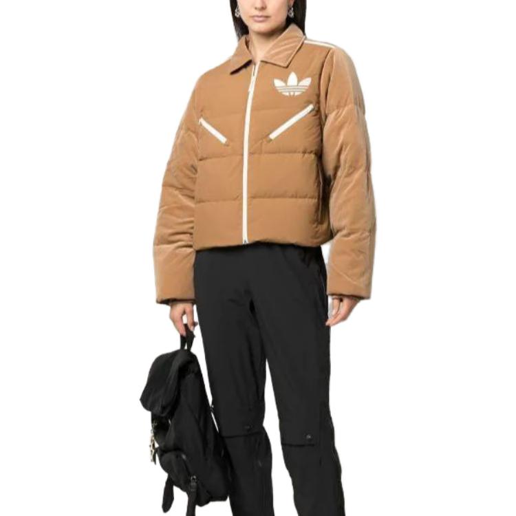 Adidas Originals ADICOLOR HERITAGE NOW Down Jacket Winter Women's Brown IB2028