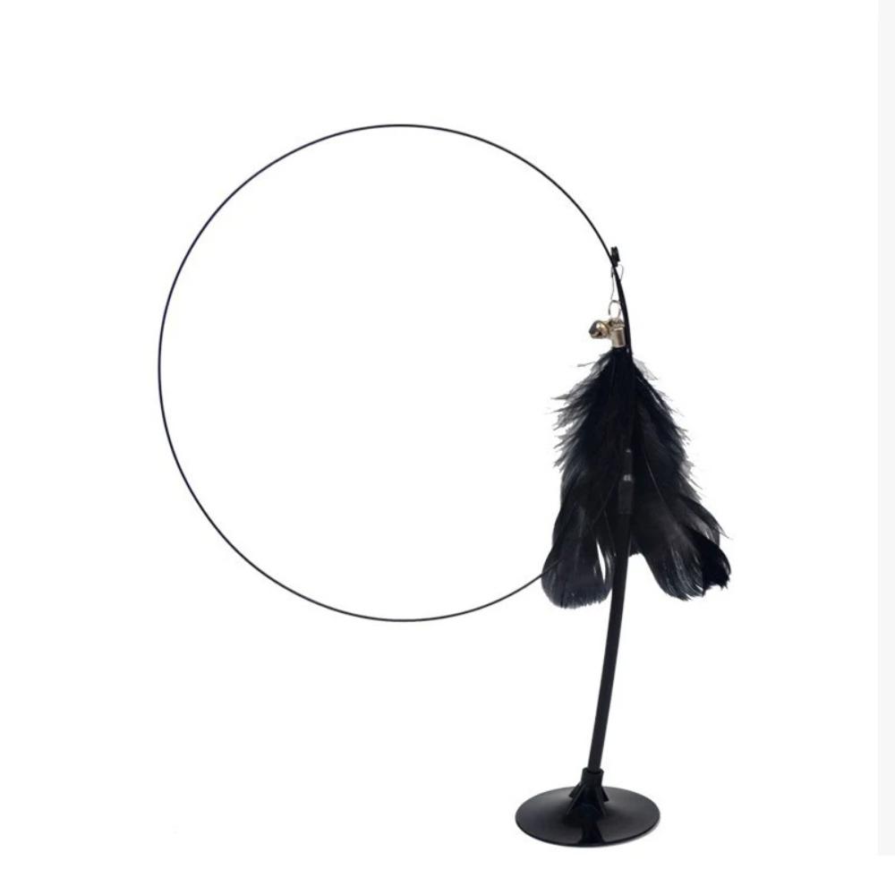 New Detachable Cat Teasing Wand 80CM Long Pole Cats With Bell With Suction Cup Kitten Cat Accesorios