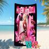 Beach Towel with Nicki Minaj Pattern - Soft,absorbent,machine Washable Lightweight&Modern,swimming,Travel Essentials