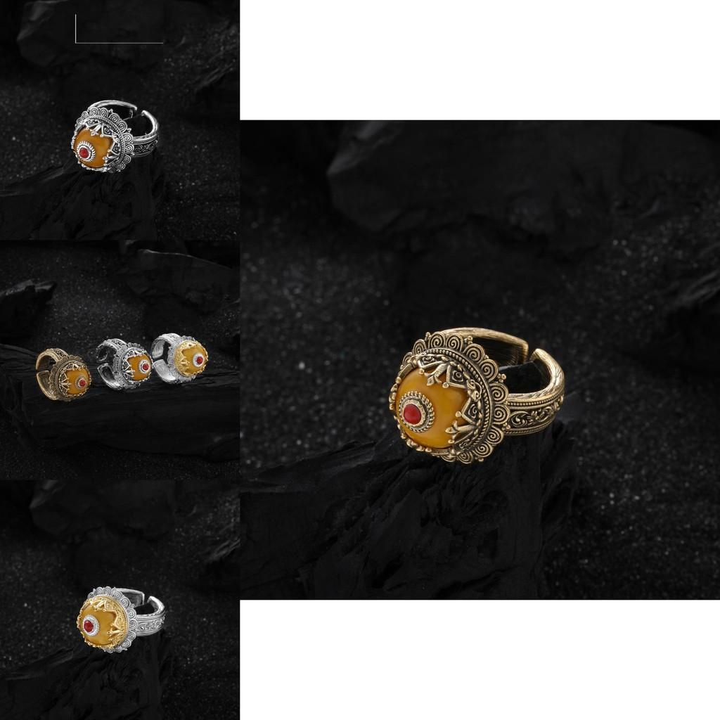 Fashionable 925 Sterling Silver Adjustable Floral Asura Ring For Elegant Ladies Accessory