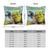 Cartoon Monster Shreks Pillowcase Printed Polyester Cushion Cover Decoration Throw Pillow Case Cover Home Zipper 40X40Cm