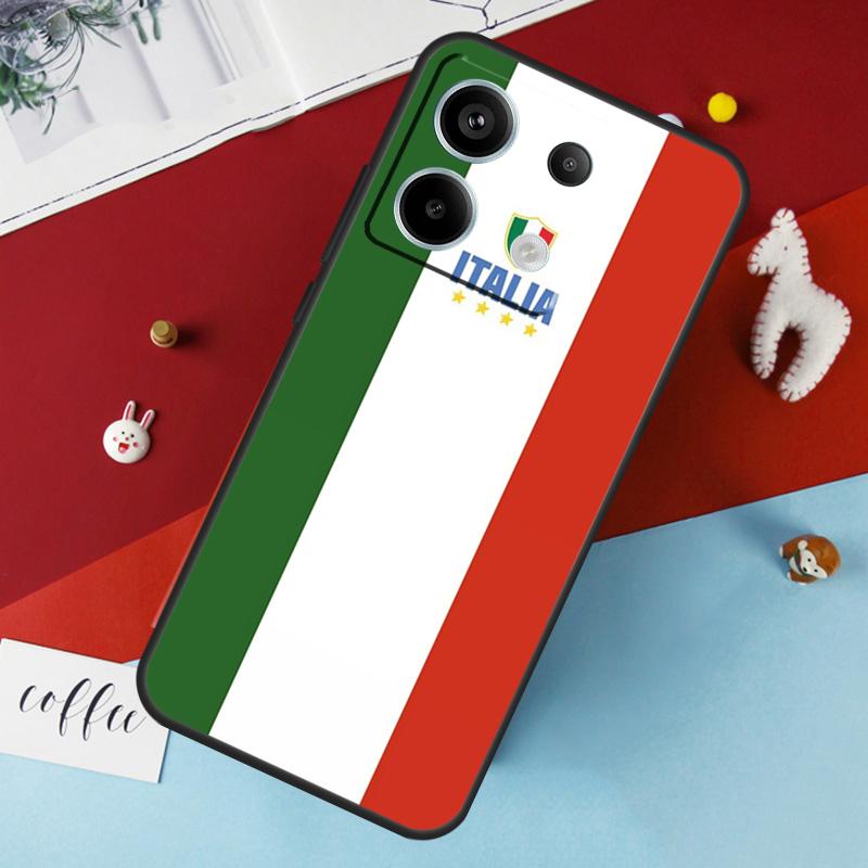 Italy Flag Case for Xiaomi Redmi Note 13 12 10 8 9 11 Pro 12S 10S 11S Redmi 13C 10A 10C 9C 12C Cover