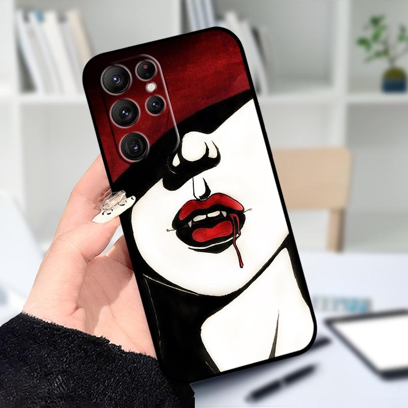 

For Samsung S25 S22 Ultra 5G Case S25 Edge Lovely Flower Printed Cover Phone Cases For Galaxy S23 S24 FE Silicon Soft TPU Shells For Samsung Galaxy S22 Ultra