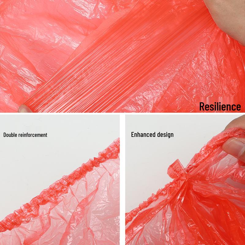 Elastic Disposable Transparent Tablecloth - Oil-proof, Wash-free, Wear-resistant, Thickened PE Plastic for Round or Square Tables