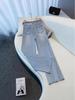 Damenjeans mit hohem Bund und weitem Bein - Herbst 2025 Lässiger, schlankmachender Stil