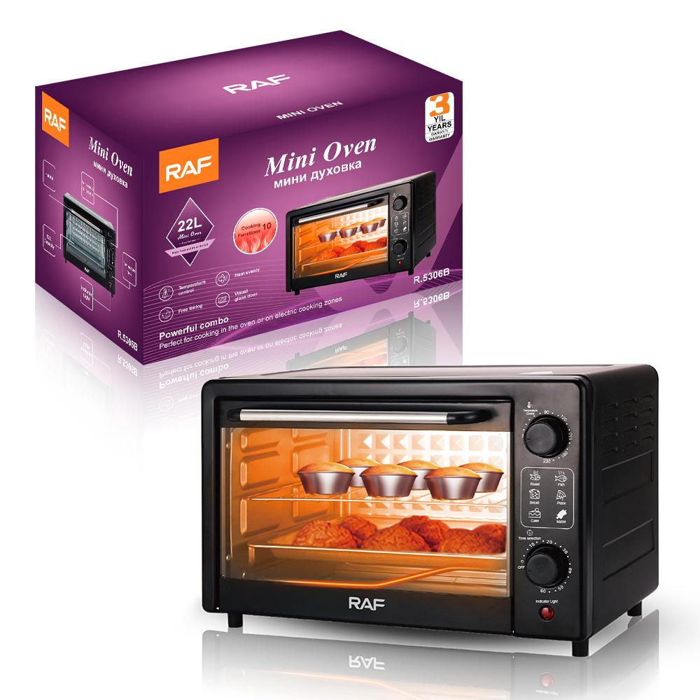 

22 л бытовая электрическая духовка многофункциональная мини-духовка прочная интеллектуальная система таймера выпечка/сухофрукты/пицца/барбекю выпечка хлеба EU чёрный