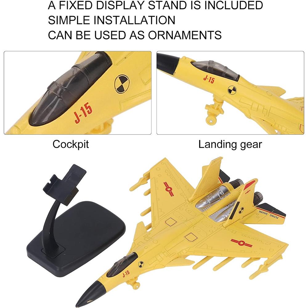 1/100 model letadla J-15 Sběratelská obrazovka na plochu Sběratelský mini simulační dárek s ozdobou držáku