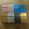 Men Fashion Business Brushed Cigarette Case Metal Pocket Cigarette Case