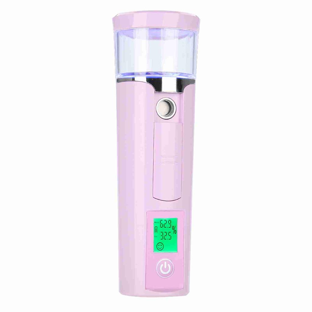 Cool Mist Sprayer Face Nano Atomization Handy Moisturizing Mist Spray Skin Beauty 40ml Pink