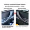 2/4PCS Carbon Fiber Inner Door Handle Pull Cover For 16-22 BMW X1 X2 F48 F49 F39