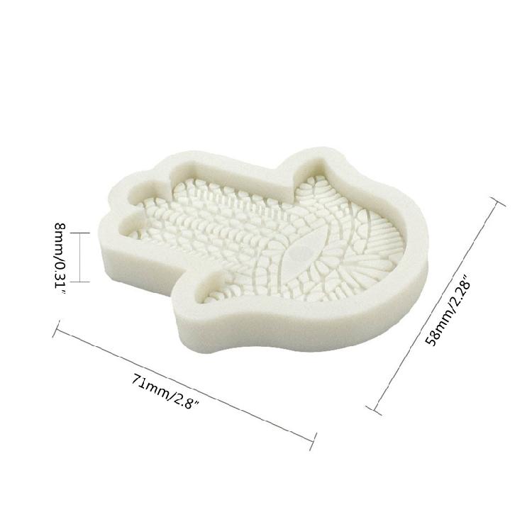 Fatima Hand Shaped Silicone Fondant Mold DIY Cake Pastry Baking Mold Easy Clean