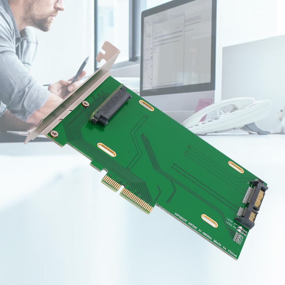 PCIe X4 To 2.5-inch NVMe U.2 SSD SF8639 Riser Card for Intel 750 P3700Samsung PM963