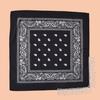 Cashew Flower Print Bandana for Adult Unisex Glittering Crystal Tassesls Head Scarf Neckerchief for Music Festival Party