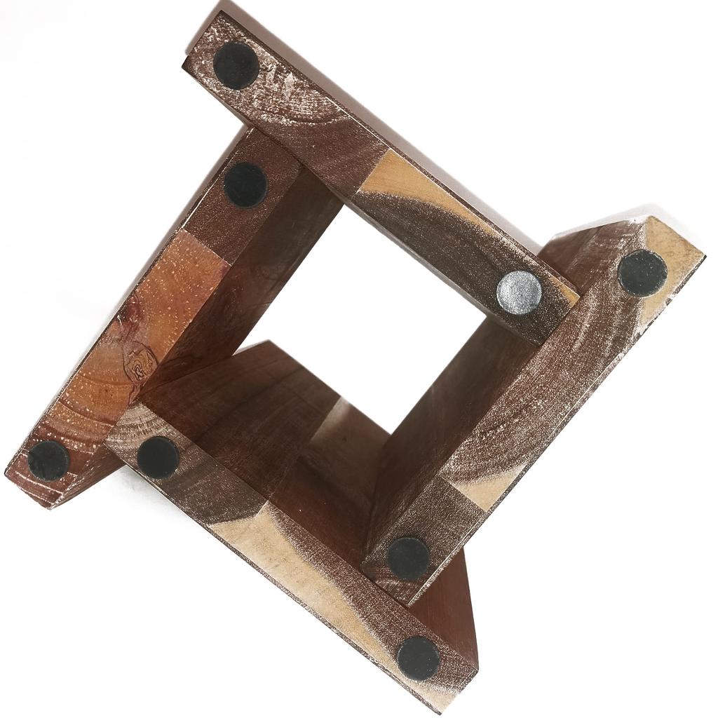 Resafy Magnetic Knife Block Knife Stable Board Holder Magnetic Stand with Strong Reinforced Magnets On Both Sides and Feet Display, Rack, Non-Slip