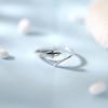 Beixi S925 Sterling Silver Dolphin Open Ring - Trendy Women's Index Finger Jewelry 2025