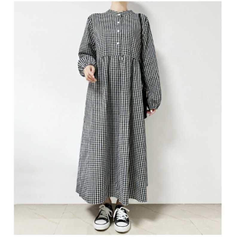 Women's Ruffled Hem Cotton Dress