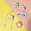 1pc Compact Retractable Pastel Heart-Shaped Mini Tape Measure - for Body Measurements, Clothing