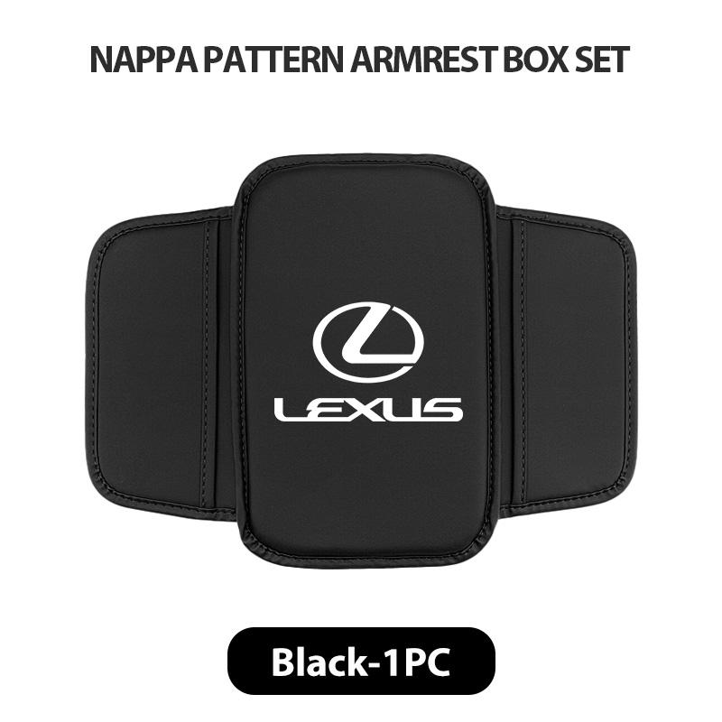 YOM1 Leather Car Armrest Box Pad Central Arm Rest Storage Pocket Protective Cover For Lexus IS350 ES350 IS250 IS460 IS220h IS300