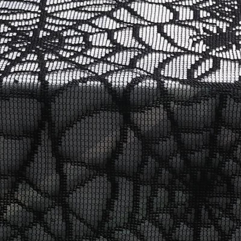 Spooky Halloween Table Cover, Polyester Cobweb Laces Table Runner Party Decoration Cloth for Haunted Environment