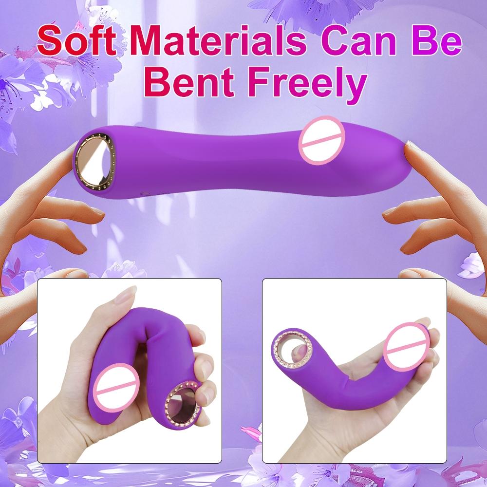 Realistic Dildo Vibrator G Spot Clitoral Stimulator with 10 Powerful Vibration Adult Sex Toys for Women and Couples Pleasure