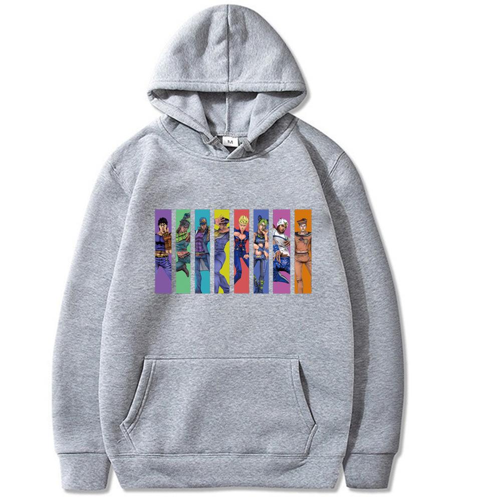 Japanese Anime Characters Hoodie Fashion Design Men's Women's Sweatshirt Fleece Oversized Couples Casual Streetwear Hoodies