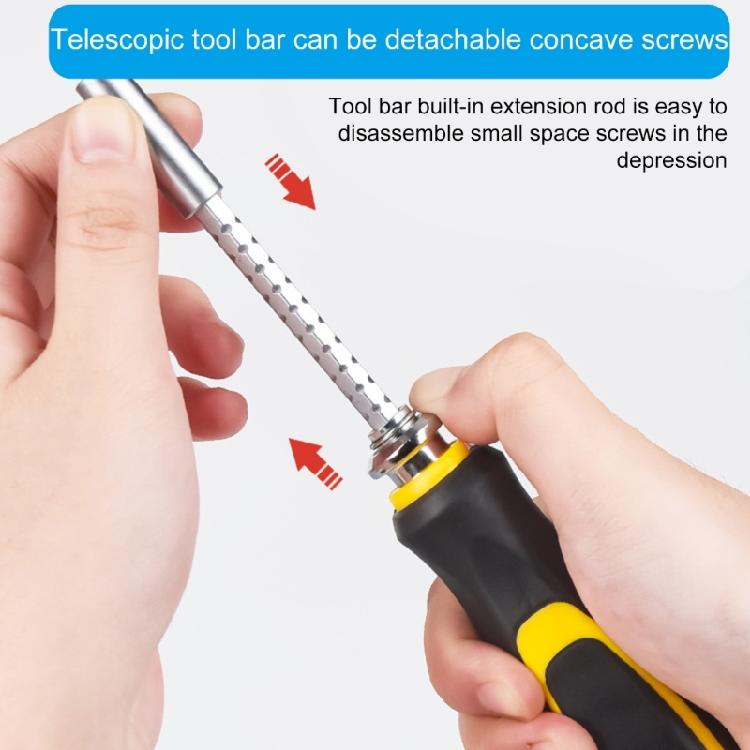 42 in 1 Ratcheting Wrench Ratcheting Screwdriver Tool Socket Set Quick Release Hand Tool Ratcheting Handle Wrench